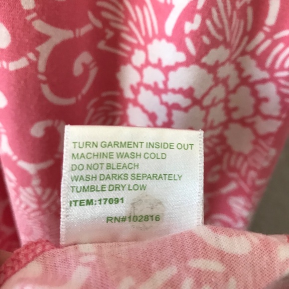 Garnet Hill Long Floral Asian Wrap L Organic Cotton Cap Sleeve Nightgown Pink - Picture 9 of 9